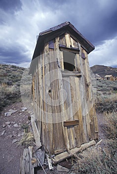 Abandoned building in Ghost town of Bodie, CA