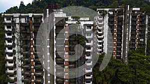 Abandoned building of highland tower in Malaysia