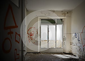 Abandoned building, interior