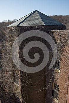 Abandoned Building shot from Rooftop