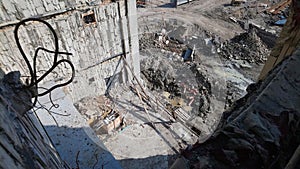 Abandoned building of the soviet musical theater