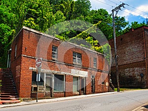 Abandoned building in Welch WV USA