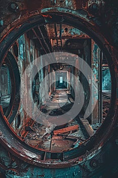 Abandoned Building Window