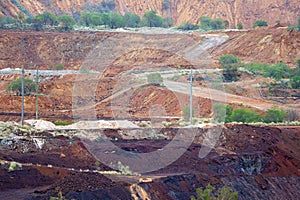 Disused Mt Morgan Australia Gold Mine Site