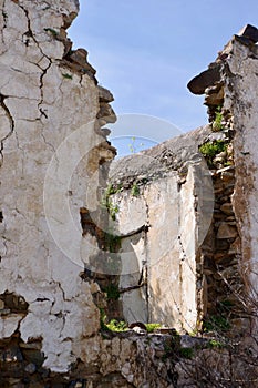 Abandoned Buildings in Leros, Greece, Dodecanese, Greece, Europe