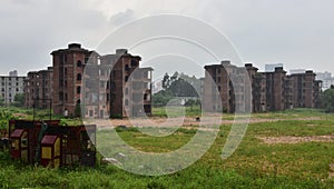 The abandoned buildings