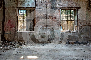 Abandoned buildings : Within the old customs house Or Old bang rak fire station photo