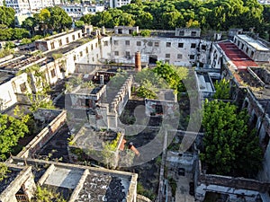 Abandoned buildings of the old and historic Caseros Prison photo