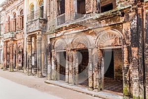 Abandoned buildings in Painam sometimes Panam Nagar, Banglade