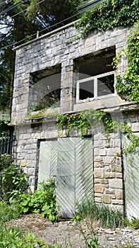 Abandoned buildings in Sinaia