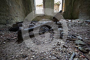 Abandoned Bunker. Inside a old Bunker