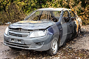 Abandoned Burnt Car