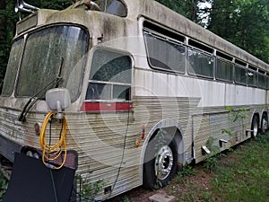 Abandoned bus vintage