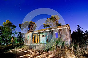 Abandoned Cabin - Light Painting
