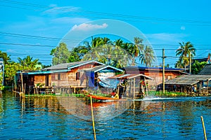 Abandoned Canal Village and Longtail Boat Riding