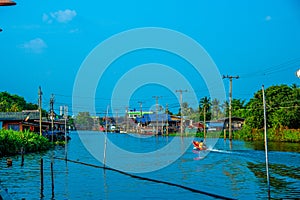 Abandoned Canal Village and Longtail Boat Riding