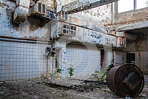 Abandoned canteen of Voronezh aluminum plant