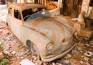 Abandoned car