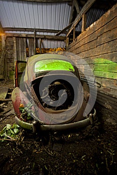 Abandoned car