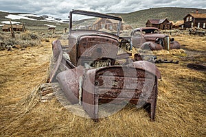 Abandoned car,Bodie Ghost Town,California