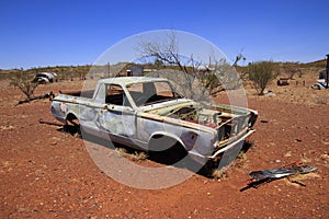 Abandoned car in Outback Australian ghost town