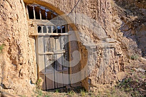 Abandoned cave dwelling