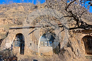Abandoned cave dwelling
