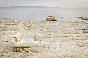Abandoned Chair at Salton Sea