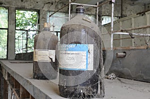 Abandoned chemical lab.