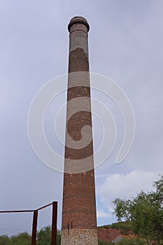 Abandoned chimney in Mexico