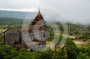Abandoned christian church