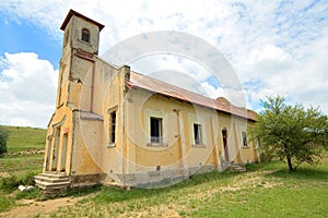 Abandoned church building