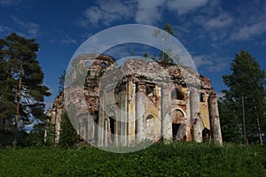 Abandoned church in Korotsko