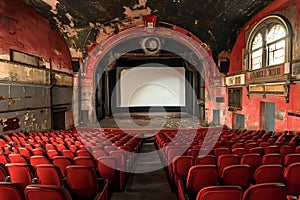 Abandoned Cinema: A Glimpse into a Bygone Era