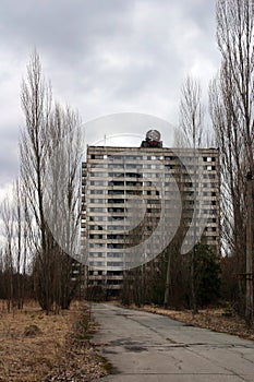 The abandoned city of Pripyat, Chernobyl