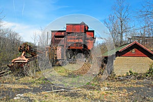 Abandoned coal and coke plant photo