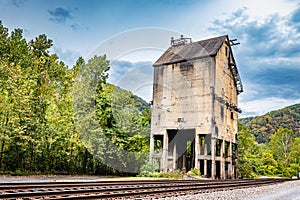 Abandoned Coal Tower Thurmond West Virginia