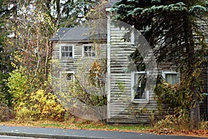 Abandoned Colonial House