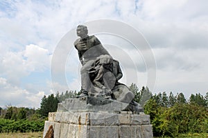 Abandoned communist monument in Bulgaria, Eastern Europe