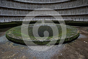 Abandoned cooling tower