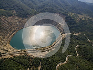 Abandoned copper mine