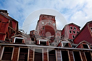 Abandoned copper mine in Alaska