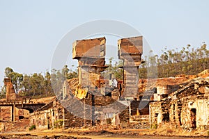 Abandoned copper mine