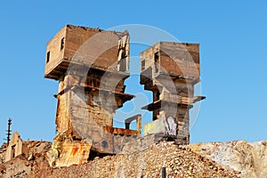 Abandoned copper mine
