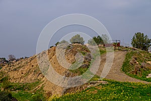 abandoned copper quarry in Northern Cyprus 3