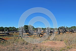 Abandoned Corral in New Mexico