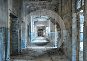 Abandoned Corridor in Beelitz