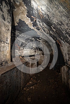 abandoned corridors of post soviet rocket launch base in latvia