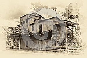 Abandoned Cotton Gin Burton, Texas