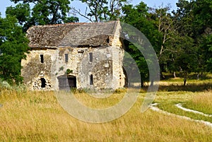 Abandoned country house